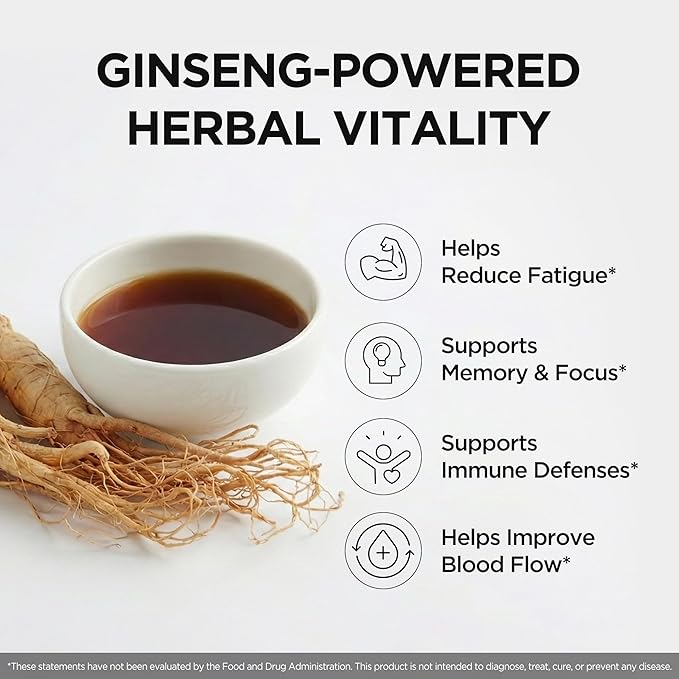 JUNG Kwan Jang Korean Red Ginseng Tonic Pouch (Tonic Mild) 6 Years Korean Red Ginseng, 10 Herbs and Plants for Immune Suuport