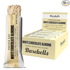 Barebells Protein Bars White Chocolate Almond - 12 Count, 20g High Protein Treats - Chocolate Nutrition Bar with 1g Total Sugars - On-The-Go Breakfast or Post-Workout Snack