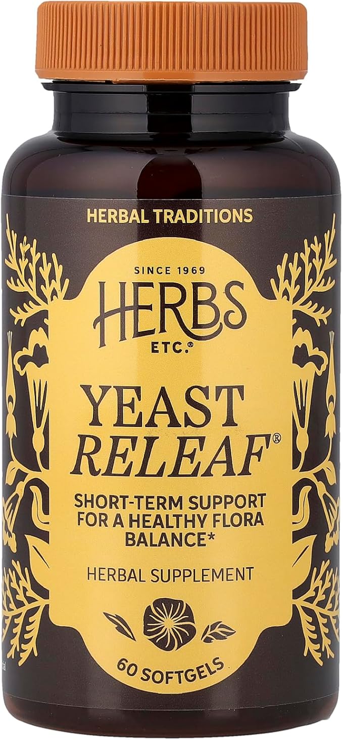 Herbs Etc. Yeast ReLeaf® Softgels 60 ct