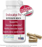 Endocalyx Pro Supplement – Endothelial Glycocalyx Support 120 Capsules - Vascular & Microcirculation Health – Clinically-Studied – Patented – Supports Nitric Oxide Functions