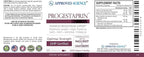 Approved Science Progestaprin - Progesterone Support Supplement - 3 Bottles - 180 Capsules - Vegan