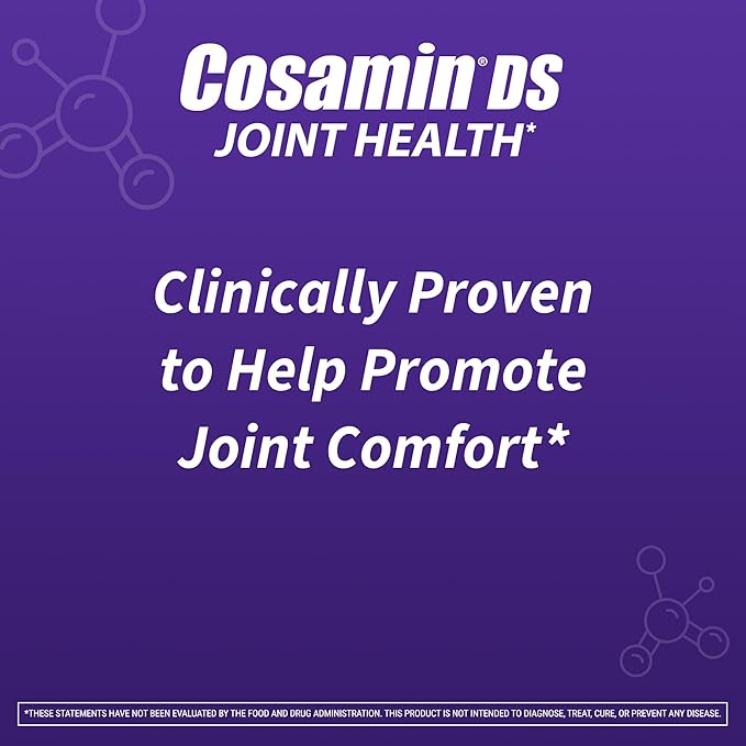 Nutramax Laboratories Cosamin® DS Joint Health Supplement with Glucosamine & Chondroitin for Adult Men & Women, Joint Supplement, 150 Caplets