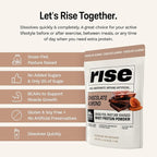 Rise Grass-Fed Whey Protein Powder - Sample Chocolate Almond | 25g Protein No Artificial Flavors, Colors, or Preservatives - Sugar Free, Gluten-Free, Soy Free (Single Serving)