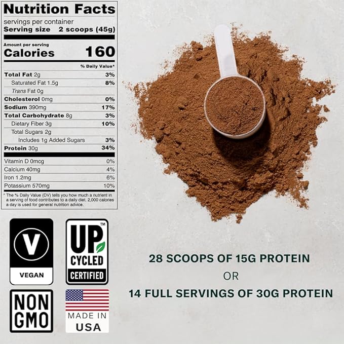 FYTA - Vanilla Protein Powder Plant Based with Better Taste & Texture Than Whey Protein - Non-GMO & Dairy Free Protein Powder Vegan for Women & Men - Caramel Vanilla 630g