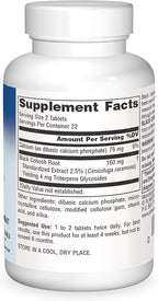 Planetary Herbals Standardized Black Cohosh Extract 2.5 Tablets, 45 Count