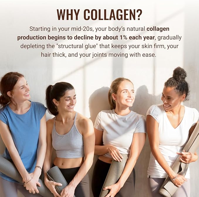 Live Conscious Collagen Peptides Powder - Vanilla Flavored Collagen - Hair, Skin, Nail, & Joint Support - Type I & III Grass-Fed Collagen Supplements for Women and Men - 30 Servings - 13oz (2-Pack)
