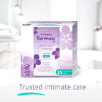 Theraworx Harmony Gentle Daily Cleansing Feminine Wipes Fragrance Free, Reduces Odor, Individually Wrapped, Travel Size – 15 Count (Pack of 4)