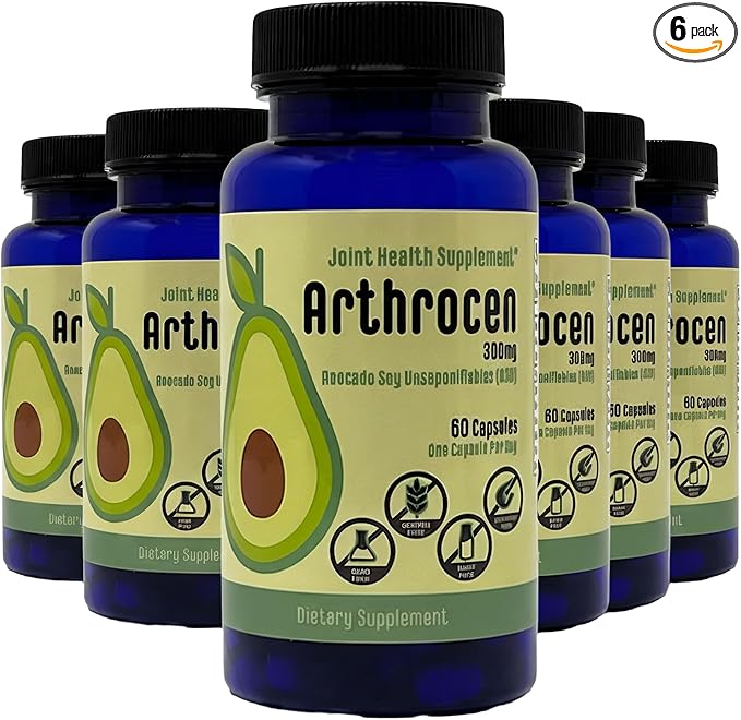 Joint Health Supplement with 300 mg ASU (Avocado Soy Unsaponifiables) – Supports Joint Mobility & Cartilage – Plant-Based Daily Joint Support – Non-GMO, Gluten & Dairy Free – 360-Day Supply