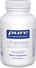 Pure Encapsulations L-Tryptophan | Amino Acid Supplement for Relaxation, Serotonin Support, PMS, and Sleep* | 180 Capsules
