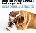 Pet Naturals Allergy Plus Calming Soft Chews for Dogs, Support for Seasonal Allergies, Paw Licking, Itchy Skin, Everyday Stress, Skin Health & Immune Health, 60 Count