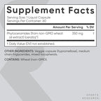 Sports Research® Phytoceramides 350 mg per Veggie Capsule - Plant Derived Ceramides for Healthy Skin and Hydration - Made with Ceratiq® · Non-GMO · Vegan Friendly - 60 Count