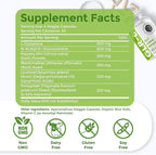 Intestinal Fortitude GLR-6 - Gut Lining Repair Supplement for Gut Health - Leaky Gut Repair with L-Glutamine, Slippery Elm, DGL Licorice Root, Marshmallow Root, Fenugreek - IBS, IBD, GERD - Vegan