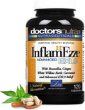 InflamEzze - Turmeric, Curcumin, Ginger Supplement - Gluten-Free (120 Count)