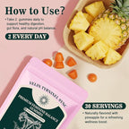 Probiotic Gummies for Women - Vital Prebiotic Source for Feminine Health, pH Balance & Odor Control - Vegan Daily Digestive & Immune Support, Pineapple Flavor, Sugar-Free, 60 Count