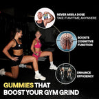 Creatine Monohydrate Gummies Sugar Free 5g - Made in USA - Pre Workout Creatine Chews for Women & Men, Creatine Gummy Candy, Chewable Nutritional Supplements, NSF Certified (Strawberry, 120 Count)