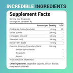Dr. Berg Gallbladder Formula Extra Strength - with Ox Bile Powder and Conjugated Bile Acid - Digestive Enzymes Proprietary Blend - Full 45-Day Supply - 90 Vegetable Capsules