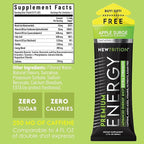 NewTrition® Extra Strength Energy Shots, 1.7 fl oz - 250mg Caffeine with Vitamin B & Amino Acids, Sugar-Free, Zero Calorie Vitamin Energy Drink for Focus & Endurance (Pack of 12, Apple Surge)