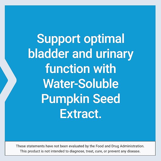 Life Extension Water-Soluble Pumpkin Seed Extract, Promotes Prostate & Urinary Tract Health, Bladder Health Support, Men, Women, Gluten-Free, Non-GMO, Vegetarian, 60 Capsules, (Pack of 2)