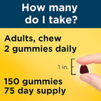 Nature Made Multi for Him, Mens Multivitamins Gummies, Energy Metabolism Support, Multivitamin for Men, 150 Gummy Vitamins and Minerals, 75 Day Supply, (Pack of 2)