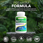Best Naturals Black Cohosh 540 Mg 120 Capsules (120 Count (Pack of 3))