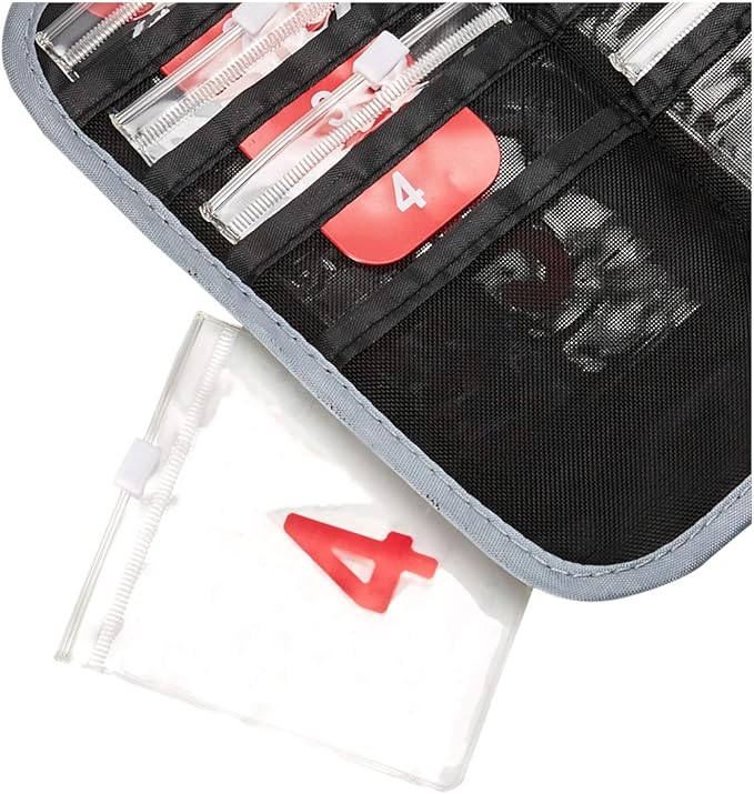 Lewis N. Clark Travel Pill Organizer, Portable Pill Case, Daily Pill Box to Hold Vitamins, Medication, Prescriptions, Or Medicine Storage for Pocket Purse