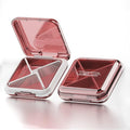 DUBSTAR Daily Pill Organizer,4 Compartments Portable Travel Small Pill Case, Pill Box for Purse Pocket to Hold Vitamins,Cod Liver Oil,Supplements and Medication Red