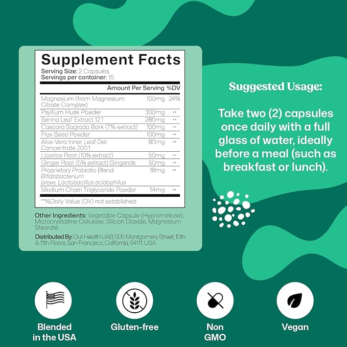 ColonBroom 15 Day GLP-1 Colon Cleanse & Detox Cleanse for Weight Management with Probiotics & Magnesium | Reduce Bloating & Boost Metabolism & Digestion - Effective Gut Cleanser Detox for Women & Men