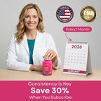SOON+ Vaginal Probiotics for Women, V-Sync Vaginal Probiotic with Lactobacillus, Cranberry & Prebiotics, Support pH Balance for Women, Urinary Health Digestive Support, 6 Billion CFU, 60 Capsules
