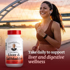 Christopher's Original Formulas Liver & Gallbladder Formula Capsules - Gallbladder Supplements with Digestive Enzymes - Supports Digestive System with Natural Herbs - Pack of 5