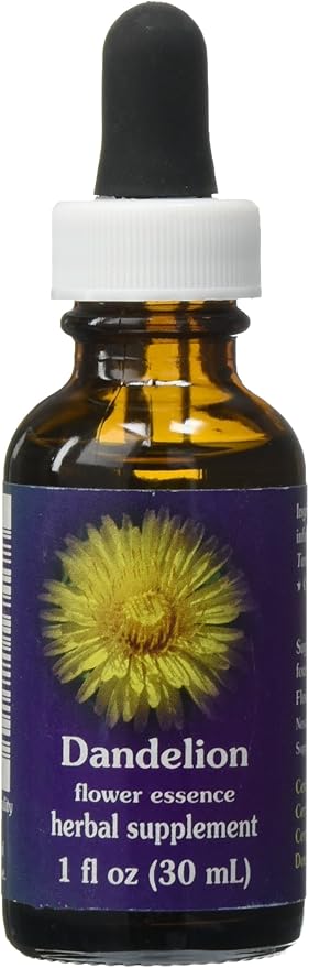 Flower Essence Services Dropper Herbal Supplements, Dandelion, 1 Ounce