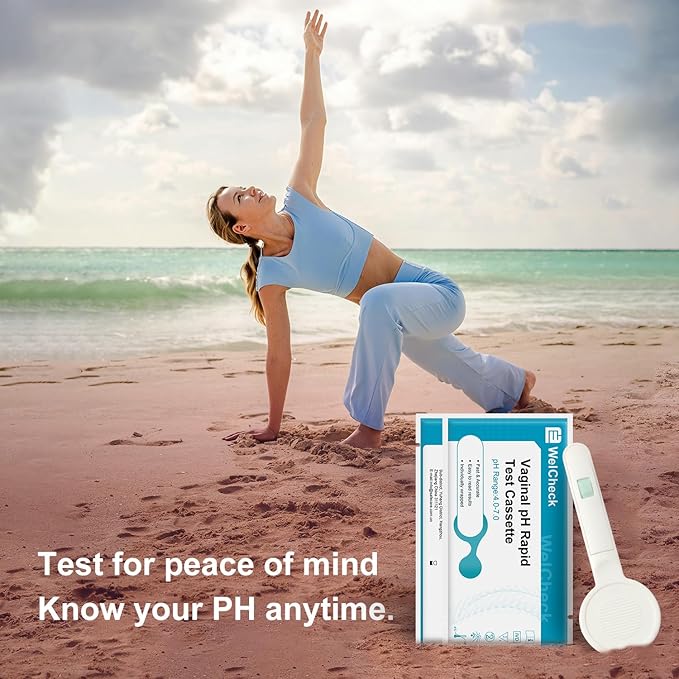 Vaginal pH Test Strips, Vaginal Yeast Infection Test Strips, Feminine pH Test, BV Test Strips pH Balance for Women, 3 Pcs