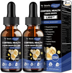 Totaria (Pack of 2 cortisol Supplement Liquid Drops Hormone Balance for Women Men with Magnesium Complex,Ashwagandha,Rhodiola Rosea,L Theanine Supplements Mood, Focus, Sleep 4 FL.OZ