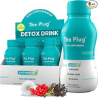 The Plug Liver Cleanse Detox & Repair Drink - Plant Based Herbal Electrolyte Drink for Liver Support & Health, Bloating Relief, Restore Antioxidants & Minerals | Liver Complex Energy Drink (6-Pack)