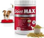 TS Joint Supplement Vet Formulated Pain & Inflammation Relief Treats Hip Dysplasia & Arthritis, Glucosamine, Chondroitin, Turmeric, MSM, HA, Creatine, Omega 3 EPA + DHA. Granules 120 Doses