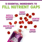 Multivitamin Gummies for Adult with Vitamins A, C, D, B12 - Gummy Multivitamins for Daily Nutritional Support with Vitamins & Minerals for Women & Men, Nature's Multi VIT Vitamin - 60 Gummies
