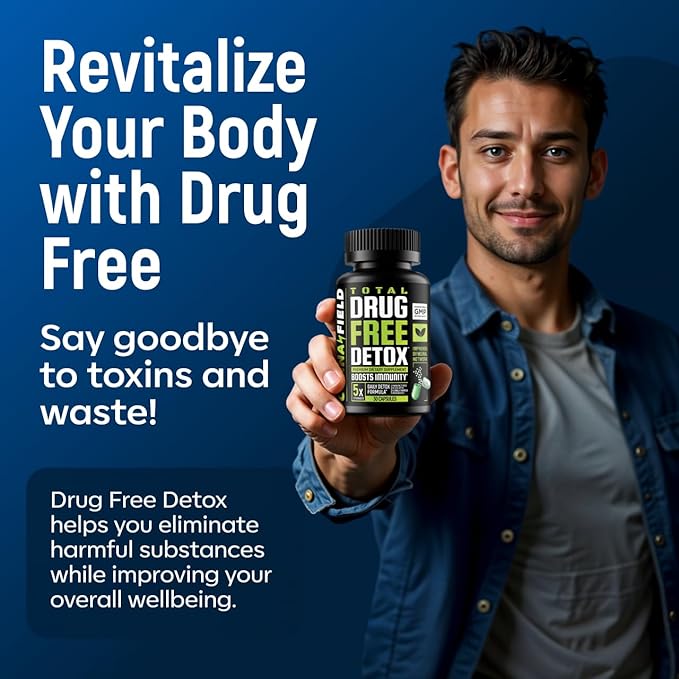 Detox and Liver Cleanse - USA Made - 5-Days Natural Toxins Remove – Best Pills to Pass Test - Premium Detox Supplement - 30 Capsules