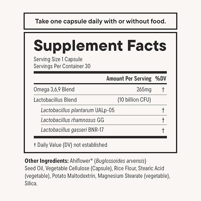 Daily Nouri Weight Support Probiotics for Women & Men | Metabolism + Digestive Support | 3 Clinically Studied Strains | 30-Day Supply