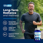 We Like Vitamins Resveratrol 1000mg per Serving - 180 Easy to Swallow Veggie Capsules - Natural Resveratrol Supplement 1000mg - Antioxidant Supplement Helps Support Anti-Aging and Immune System
