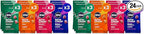 GU Energy Chews, Variety Pack Gummies with Electrolytes, Dairy-Free, On-The-Go Energy for Any Workout, 12 Bags (24 Servings Total), (Pack of 2)