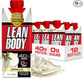 Labrada Lean Body Ready-to-Drink Vanilla Protein Shake,40g Protein,Whey Blend,0 Sugar,Gluten Free,22 Vitamins & Minerals,17 Fl Oz (Pack of 12) LABRADA