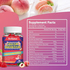 2 Pack Calcium Magnesium Gummies 600MG, Calcium Magnesium Zinc Gummies with Vitamin D3 - High Absorption Complex Calcium Supplement, Vegan, 120 Counts