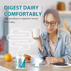 Heivy Lactase Enzyme 3000 FCC Dairy Relief Fast Acting Supplement, Lactose Intolerance Pills 180 Count (Pack of 2)