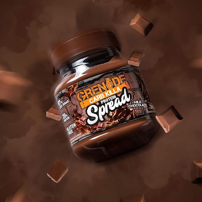 Grenade Carb Killa Protein Chocolate Spread | 7g High Protein Snack | High Protein Low Sugar | Gluten Free No Stir | Milk Chocolate, 12.7oz