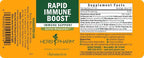 Herb Pharm Organic Rapid Immune Boost: Fast-Absorbing Tincture for Adults, Echinacea Tincture with Goldenseal, Ginger Extract & Elderberry, Immune Support Supplement & Wellness Aid, 1 Oz