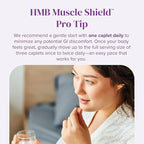 Barimelts HMB Muscle Shield for GLP-1 Users and Bariatric Patients - HMB Supplements with Vitamin D3 & Ubiquisome® Phytosome™ Supports Muscle Recovery - 90 Smooth-Coated Caplets