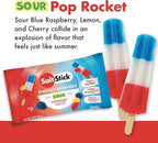 SaltStick Energy Gummies with Electrolytes, Sour Pop Rocket, Easy to Chew Electrolyte Gummy, 10 Packs, 80 Gummies