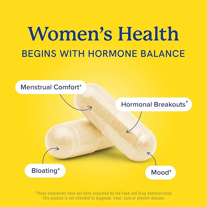 DIM Supplement 200 mg (120 Ct) | Estrogen Balance for Women & Men | Hormone Balance, Hormonal Acne Supplements, Menopause, Antioxidant & PMS Support | Non-GMO, Vegan, Soy Free | 4 Month Supply