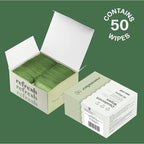 Dew Well Deodorant Wipes - Individually Wrapped Travel Wipes - On-the-Go Travel Toiletries - Natural Deodorant Formula - 50 Count, Pack of 1, Cucumber