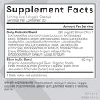 Sports Research Daily Probiotics with Prebiotics, 60 Billion CFU - Vegan Capsules for Gut Health & Digestive Support, Probiotics for Women & Men - Non-GMO Verified & Gluten Free - 30 Count