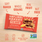 Nature's Bakery Whole Wheat Fig Bars, Peach Apricot, Vegan Snacks, Non-GMO (6 Count of 2 Ounce Bars), 12 Ounce